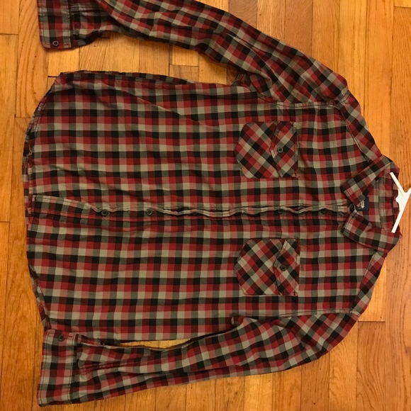 Route 66 Red Plaid Button Down - Large - Picture 1 of 5